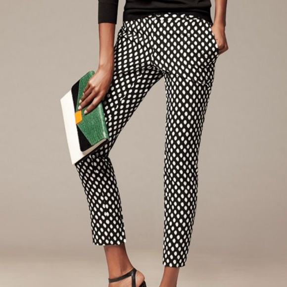 Banana Republic Pants - Soft Camden Black Dot Pants